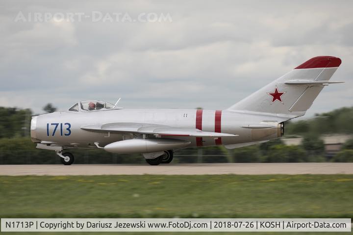 N1713P, 1960 PZL-Mielec Lim-5 (MiG-17F) C/N 1C1713, PZL Mielec Lim-5 (MiG-17F)  C/N 1C1713, N1713P