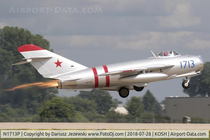 N1713P, 1960 PZL-Mielec Lim-5 (MiG-17F) C/N 1C1713, PZL Mielec Lim-5 (MiG-17F)  C/N 1C1713, N1713P