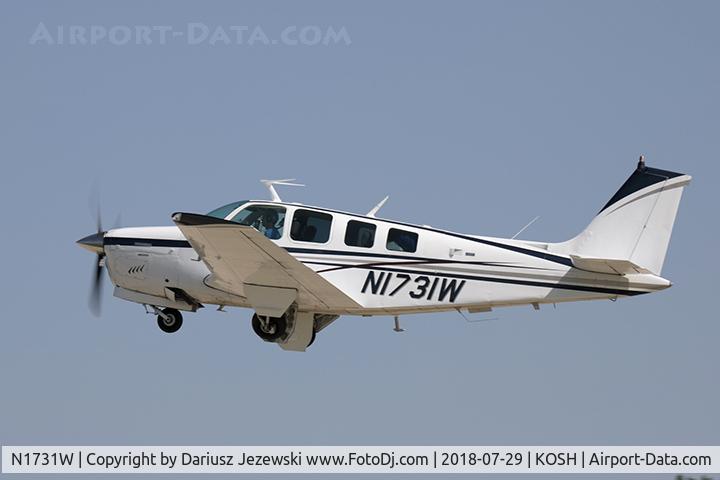 N1731W, 1972 Beech A36 Bonanza 36 C/N E-369, Beech A36 Bonanza 36  C/N E-369, N1731W