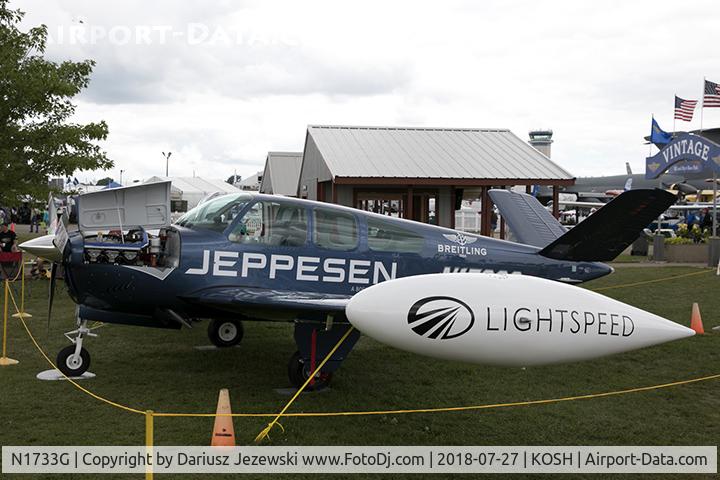 N1733G, 1962 Beech P35 Bonanza C/N D-6949, Beech P35 Bonanza  C/N D-6949, N1733G