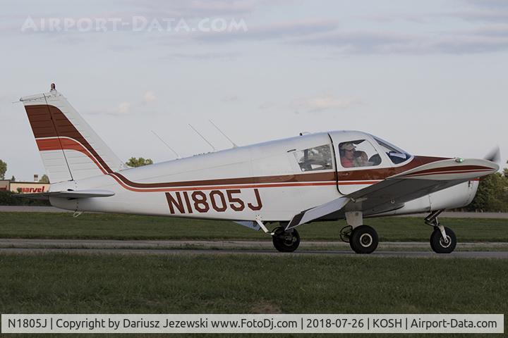 N1805J, 1968 Piper PA-28-140 C/N 28-24233, Piper PA-28-140 Cherokee Cruiser  C/N 28-24233, N1805J