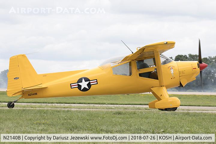 N2140B, 1949 Luscombe T-8F Silvaire C/N 6567, Luscombe T-8F Observer  C/N 6567, N2140B