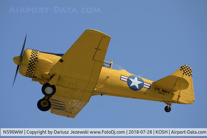 N590WW, 1959 North American SNJ-5 Texan C/N 84839, North American SNJ-5 Texan  C/N 84839, N590WW