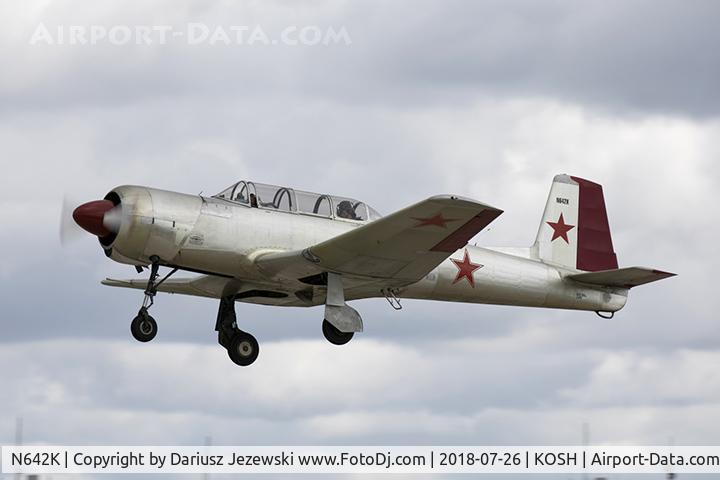 N642K, 1985 Nanchang CJ-6A C/N 4232013, Nanchang CJ-6A  C/N 4232013, N642K