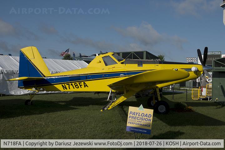 N718FA, 2018 Air Tractor Inc AT-802A C/N 802A-0758, Air Tractor Inc AT-802A  C/N 802A-758, N718FA