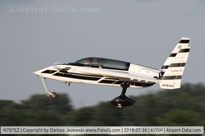N787EZ, 1985 Rutan Long-EZ C/N 1217, Rutan Long-EZ  C/N 1217, N787EZ