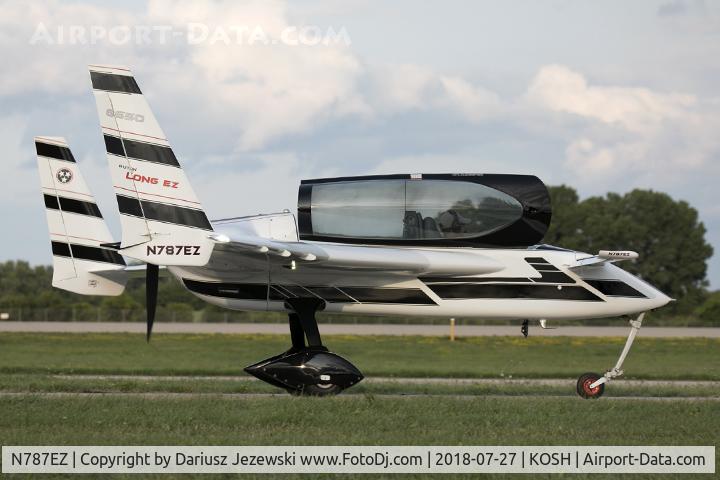 N787EZ, 1985 Rutan Long-EZ C/N 1217, Rutan Long-EZ  C/N 1217, N787EZ