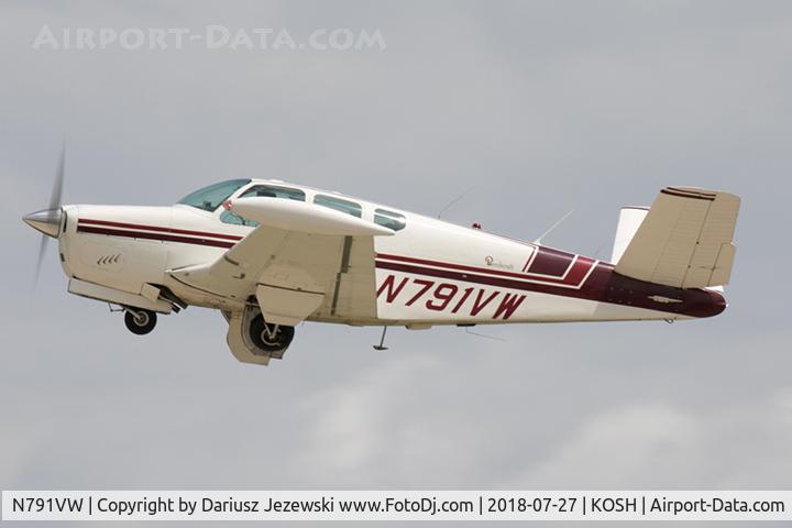 N791VW, 1958 Beech J35 Bonanza C/N D-5570, Beech J35 Bonanza  C/N D-5570, N791VW