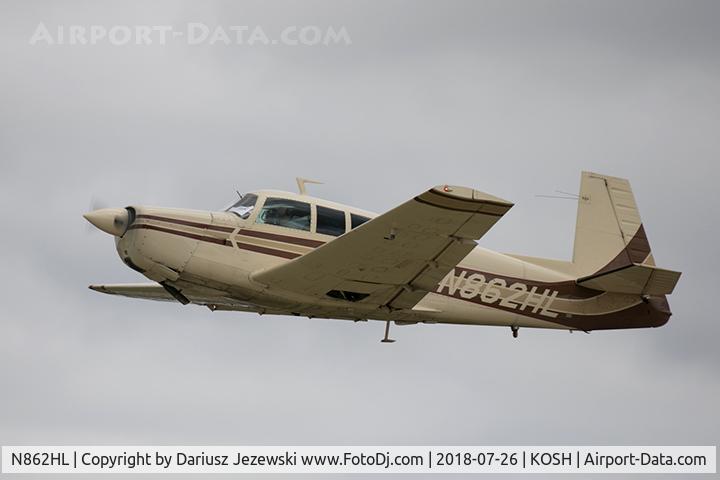 N862HL, 1974 Mooney M20F Executive C/N 22-0075, Mooney M20F Executive  C/N 22-0075, N862HL