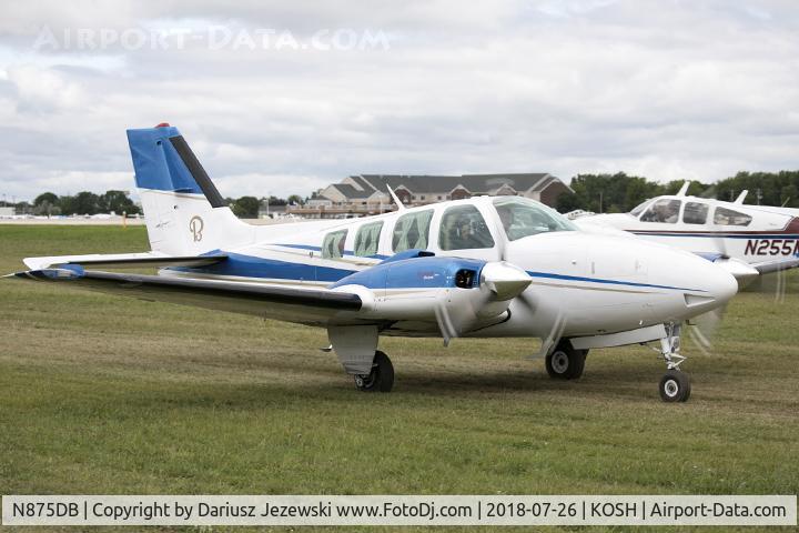 N875DB, 1980 Beech 58 Baron C/N TH-1135, Beech 58 Baron  C/N TH-1135, N875DB