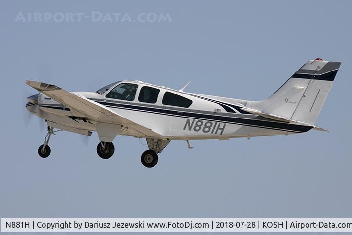 N881H, 1972 Beech E-55 Baron C/N TE-883, Beech E-55 Baron  C/N TE-883, N881H