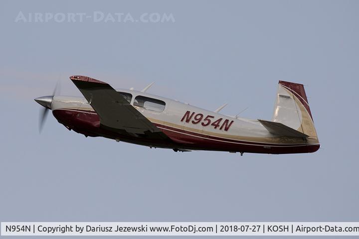 N954N, 1968 Mooney M20F Executive C/N 680131, Mooney M20F Executive  C/N 680131, N954N