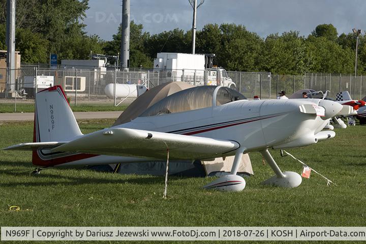N969F, 1999 Vans RV-8 C/N 80371, Vans RV-8  C/N 80371, N969F