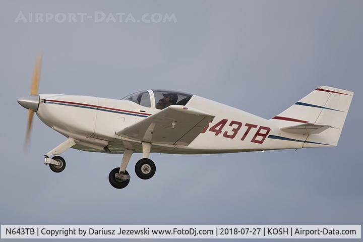 N643TB, 1988 Stoddard-Hamilton Glasair SHA C/N 643, Glasair SHA  C/N 643, N643TB