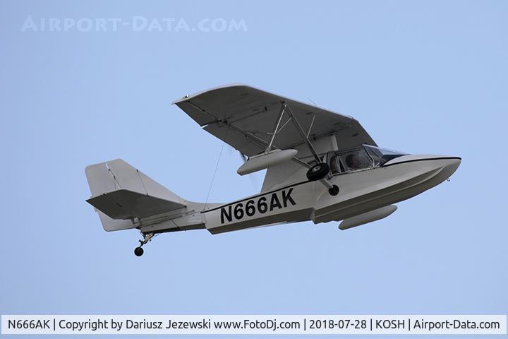 N666AK, 2011 Progressive Aerodyne SeaRey LSX C/N 1LK497C, Progressive Aerodyne Searey LSX  C/N 1LK497C, N666AK