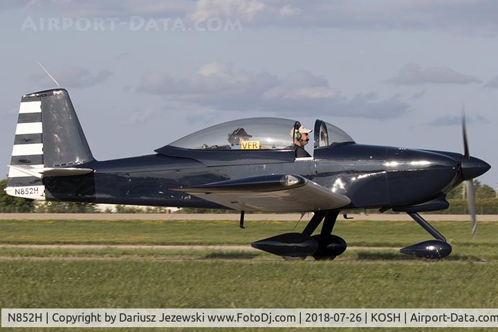 N852H, Vans RV-8A C/N 81985, Vans RV-8A  C/N 81985, N852H
