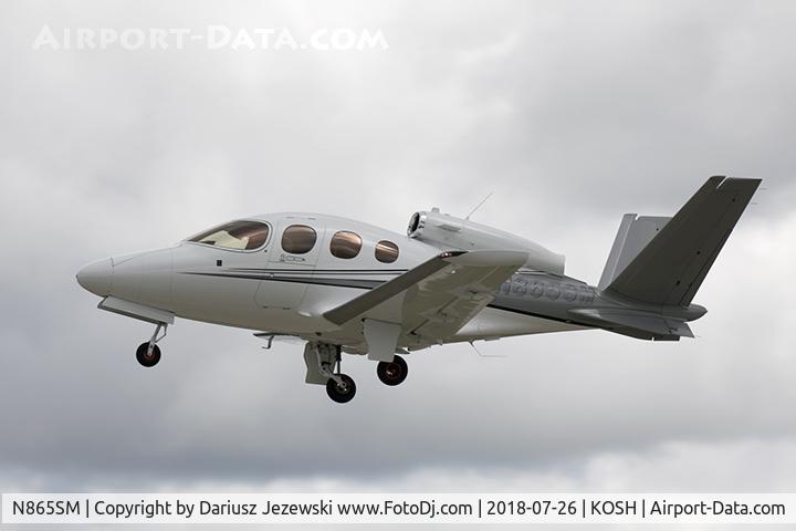 N865SM, 2018 Cirrus SF50 Vision C/N 0044, Cirrus SF50 Vision  C/N 44, N865SM