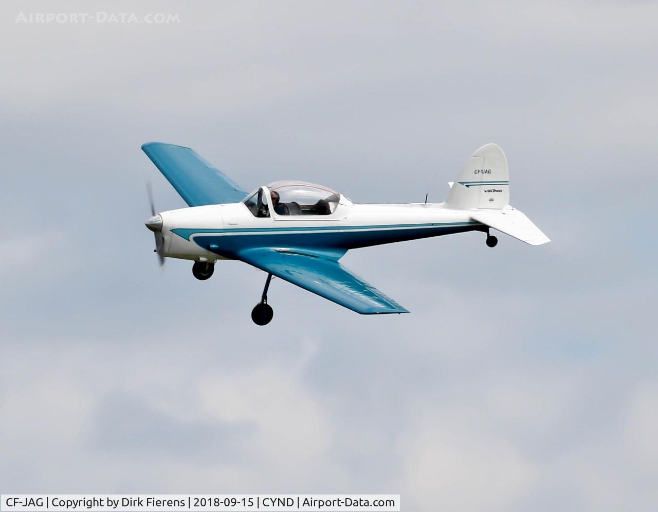 CF-JAG, 1956 De Havilland Canada DHC-1B-2-S5 Chipmunk Mk2 C/N 189-227, Doing a fly-past