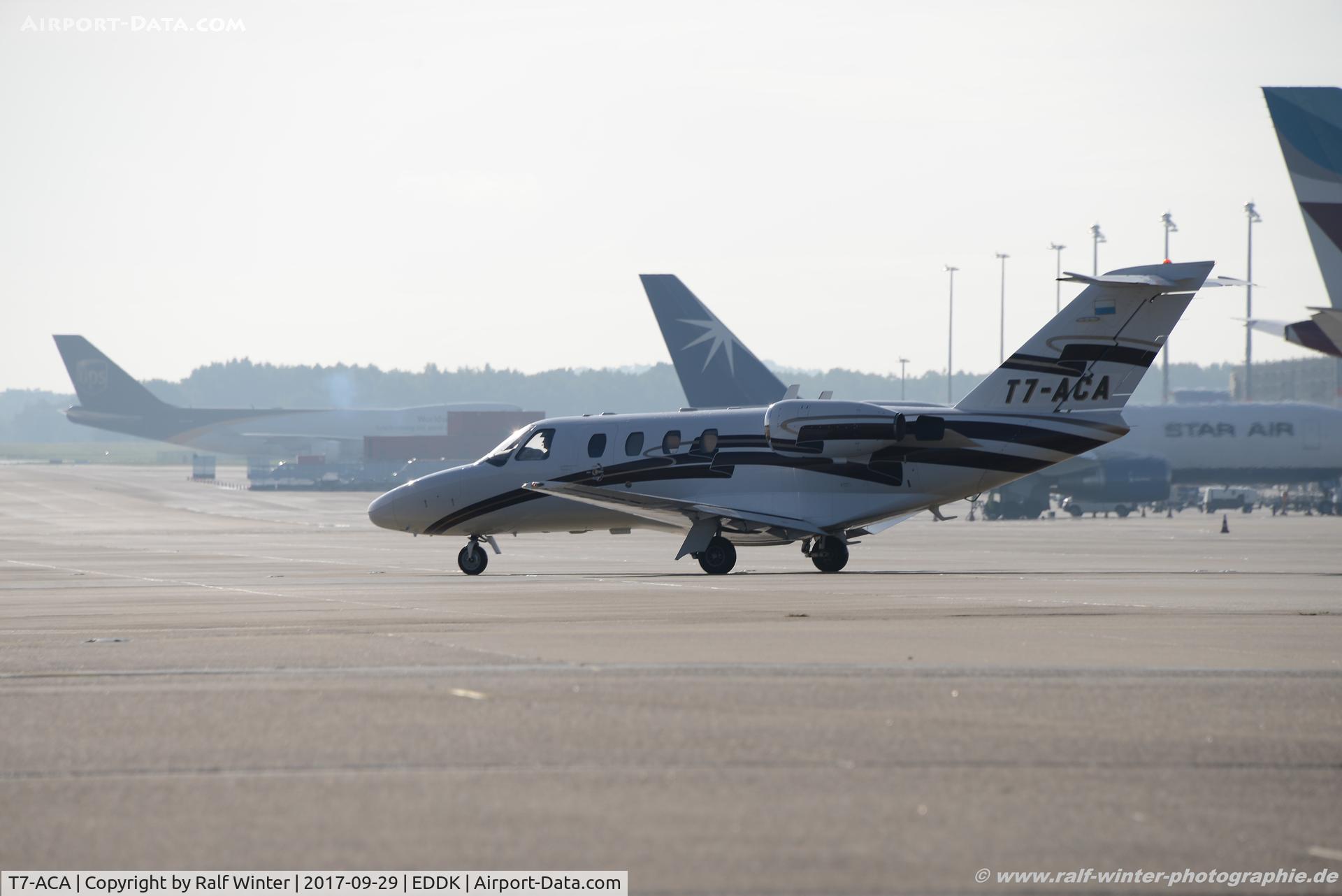 T7-ACA, 2000 Cessna 525 CitationJet 1 C/N 525-0377, Cessna 525 CitationJet 1 - Rapid Aviation - 525-0377 - T7ACA - 29.09.2017 - CGN