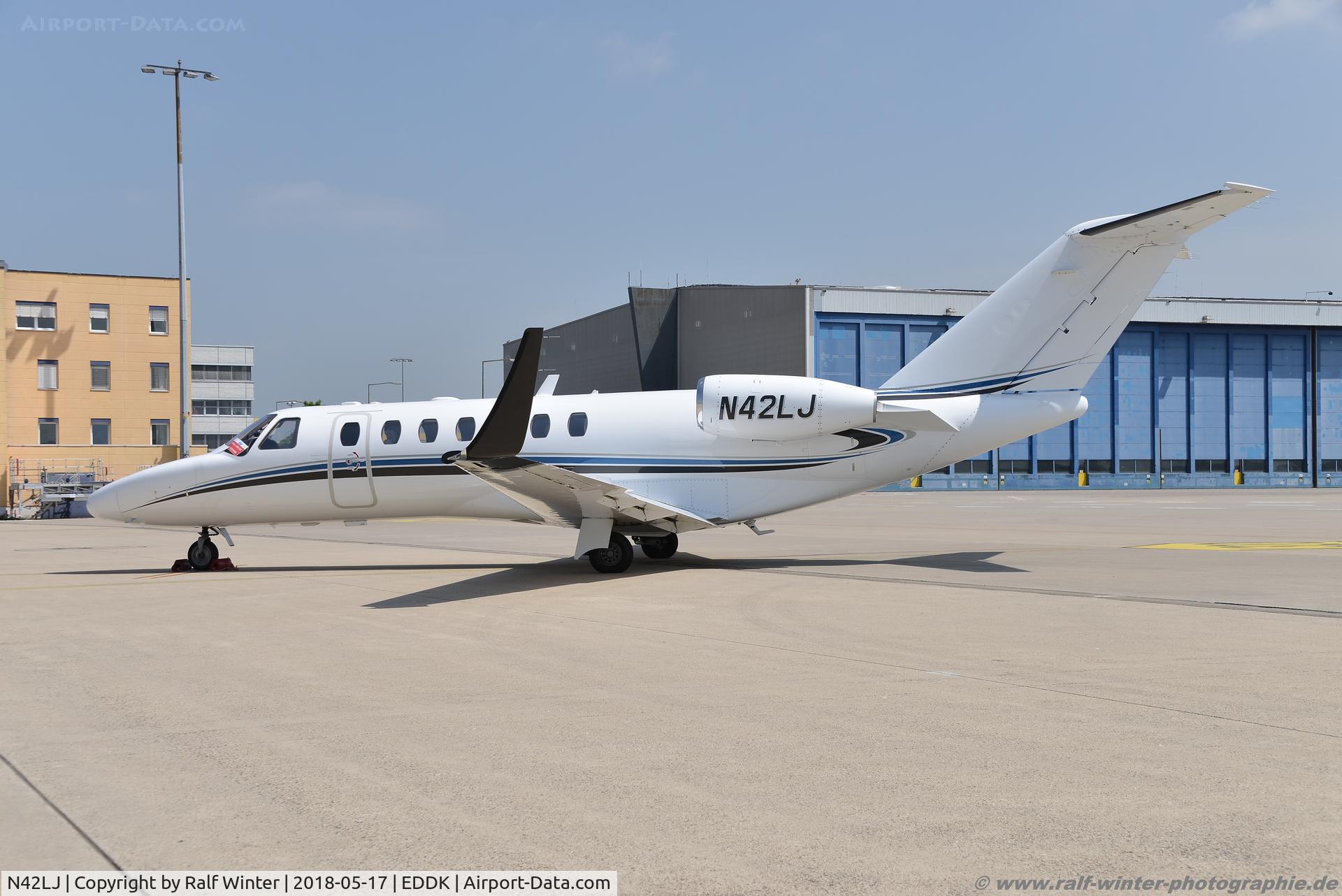 N42LJ, 2007 Cessna 525B CitationJet CJ3 C/N 525B-0179, Cessna 525B CitationJet CJ3 - Whittlewood Aviation - 525B0179 - N42LJ - 17.05.2018 - CGN