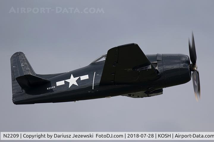 N2209, 1945 Grumman F8F-1B Bearcat C/N 122095, Grumman F8F-1B Bearcat  C/N 122095, N2209