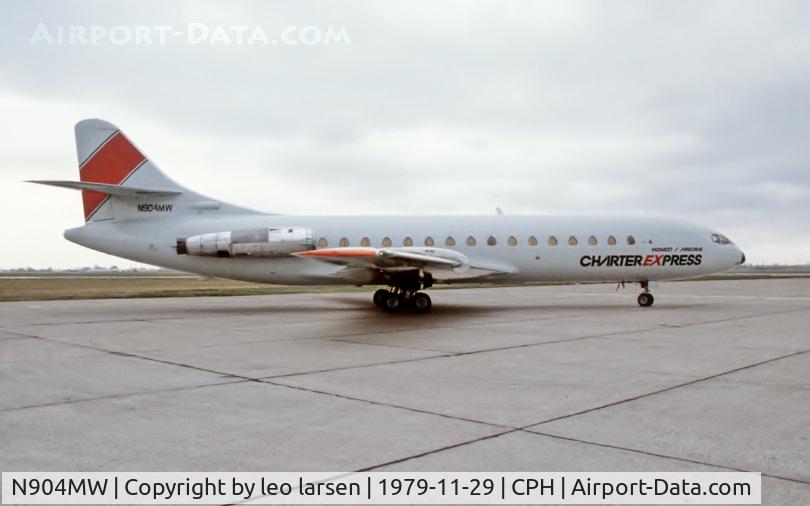 N904MW, 1961 Sud Aviation SE-210 Caravelle VI-R C/N 93, Copenhagen 29.11.1978
