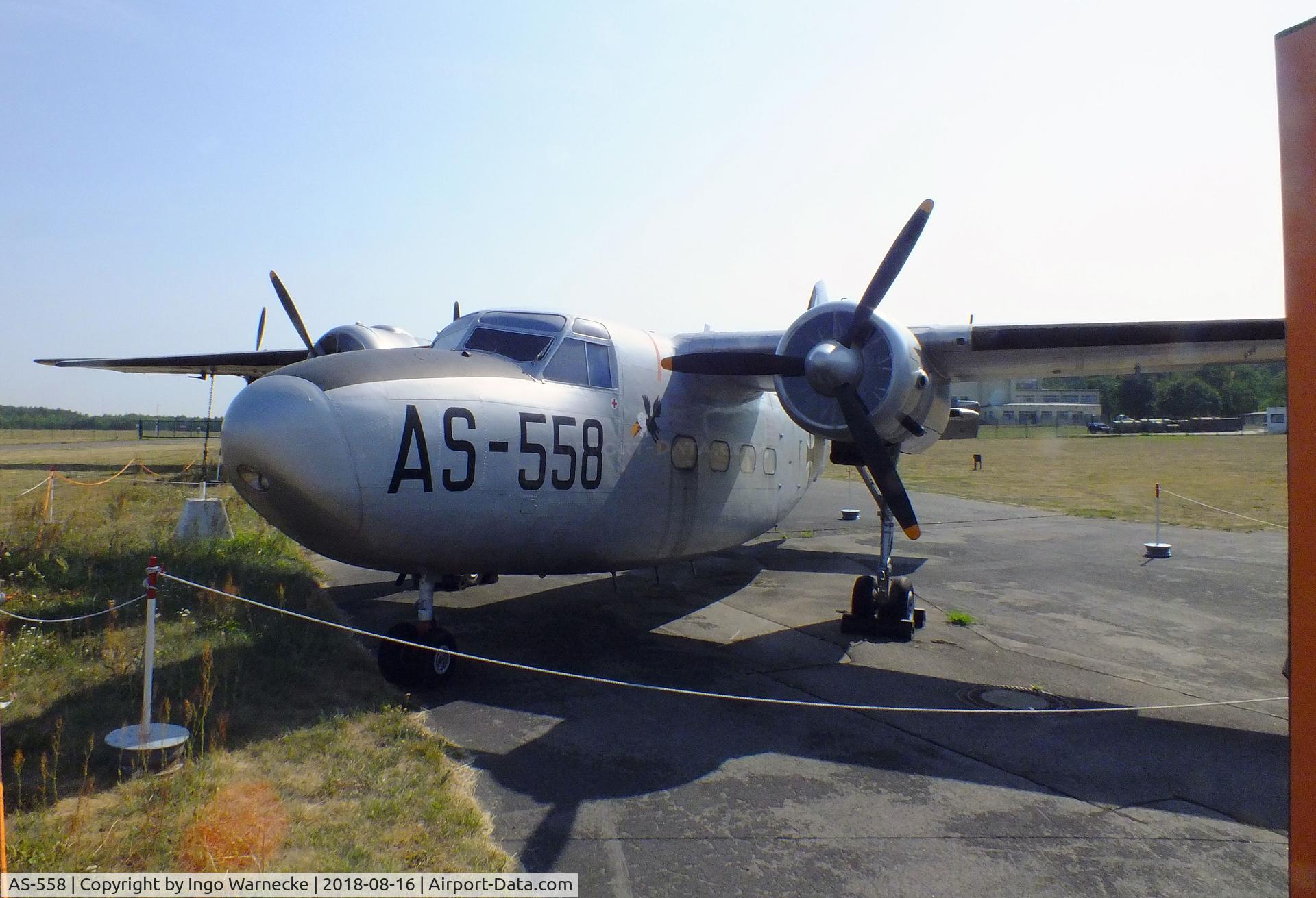 AS-558, Hunting Percival P-66 Pembroke C54 C/N PAC/66/102, Hunting Percival P.66 Pembroke C54 at the Luftwaffenmuseum (German Air Force museum), Berlin-Gatow