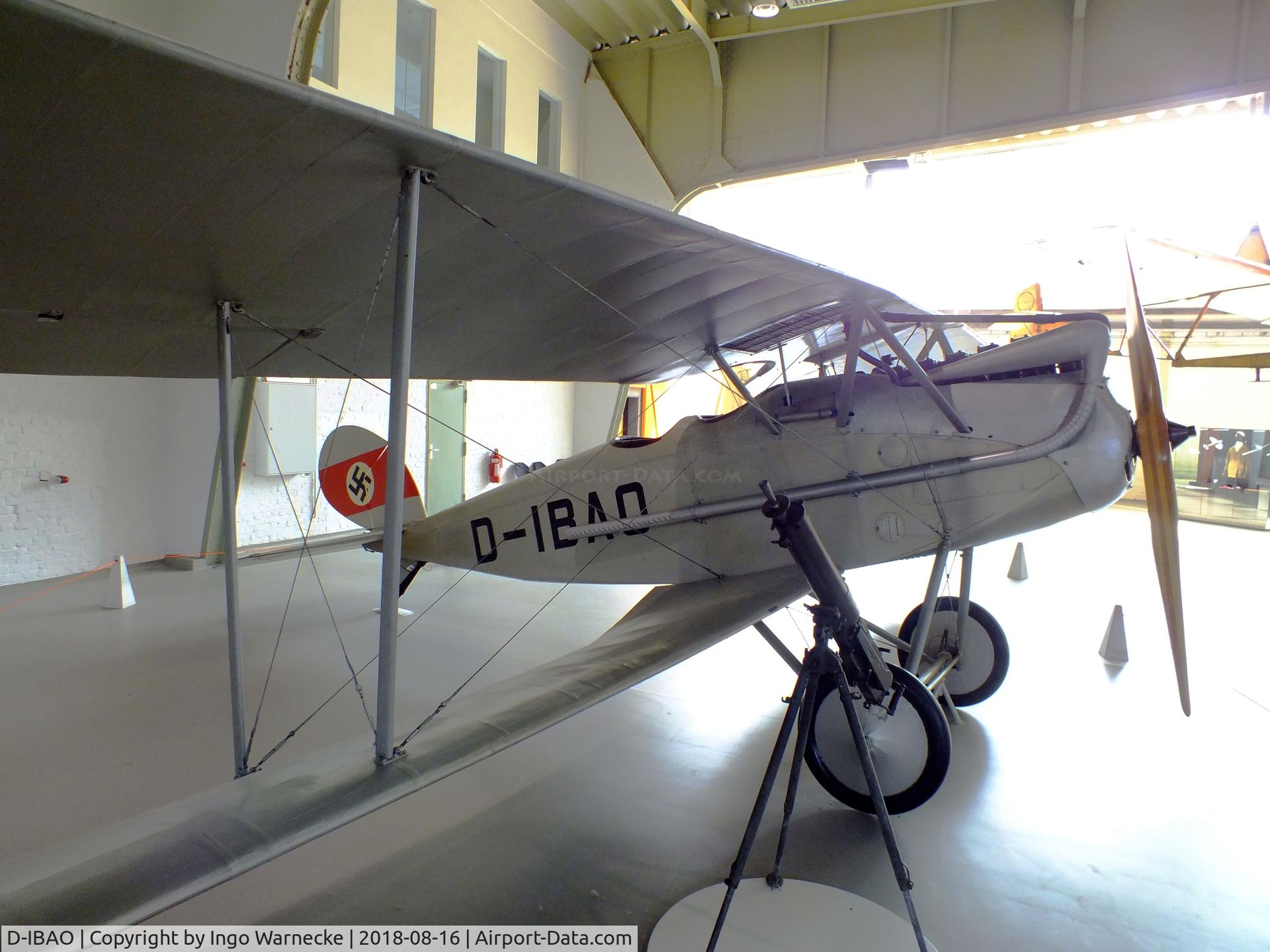 D-IBAO, Halberstadt CL.IV C/N 4205, Halberstadt CL IV civil conversion at the Luftwaffenmuseum (German Air Force museum), Berlin-Gatow
