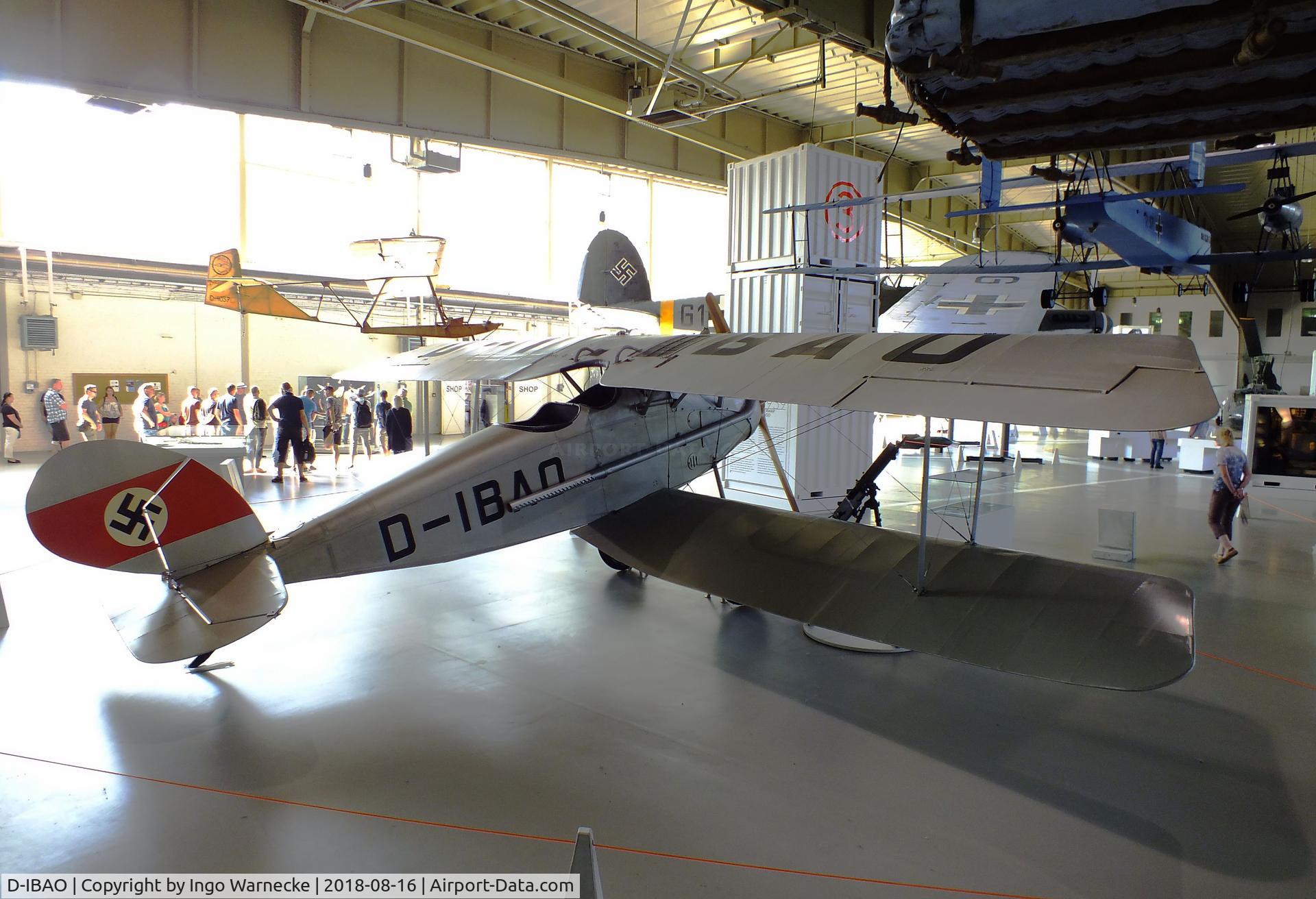 D-IBAO, Halberstadt CL.IV C/N 4205, Halberstadt CL IV civil conversion at the Luftwaffenmuseum (German Air Force museum), Berlin-Gatow