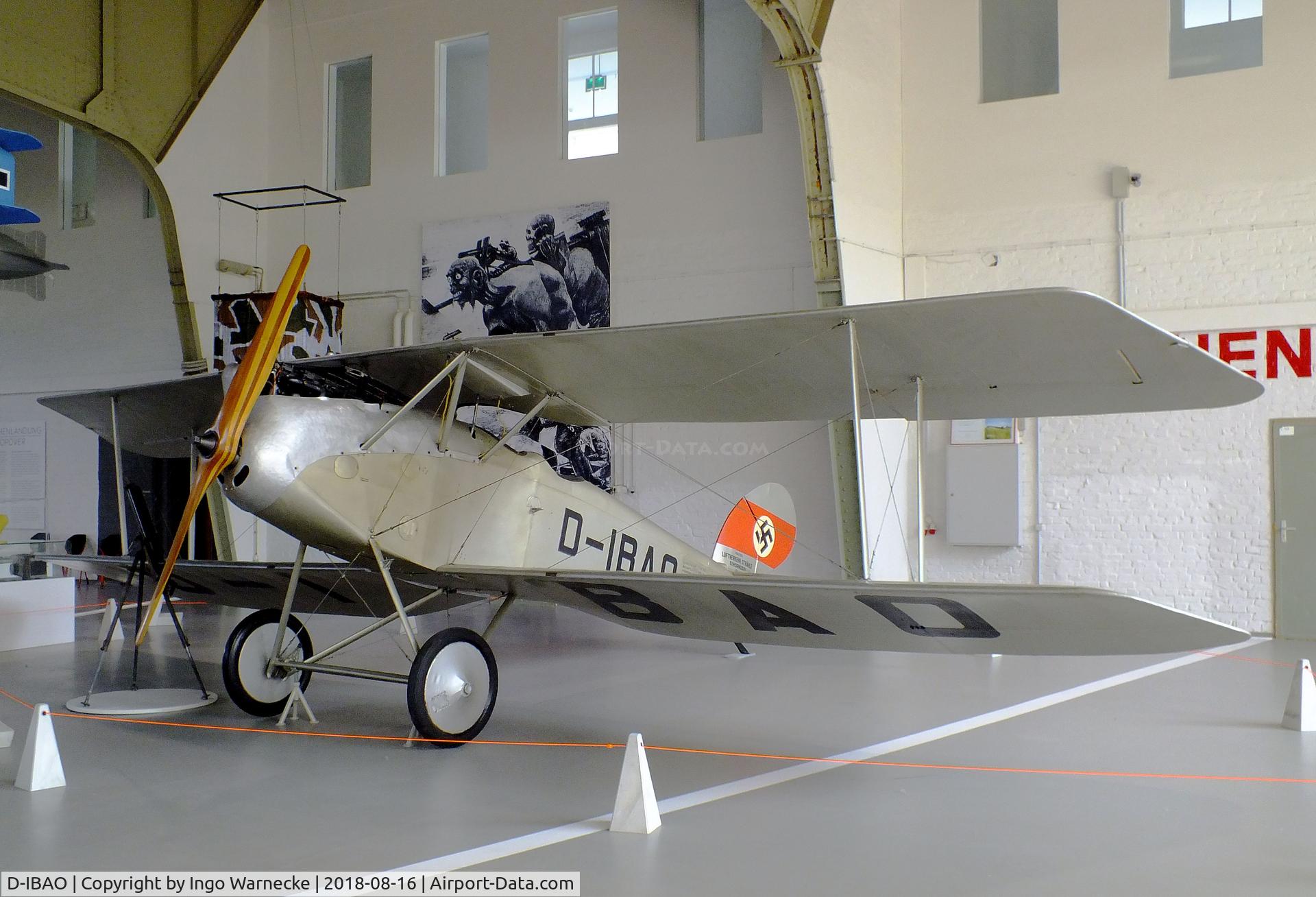 D-IBAO, Halberstadt CL.IV C/N 4205, Halberstadt CL IV civil conversion at the Luftwaffenmuseum (German Air Force museum), Berlin-Gatow
