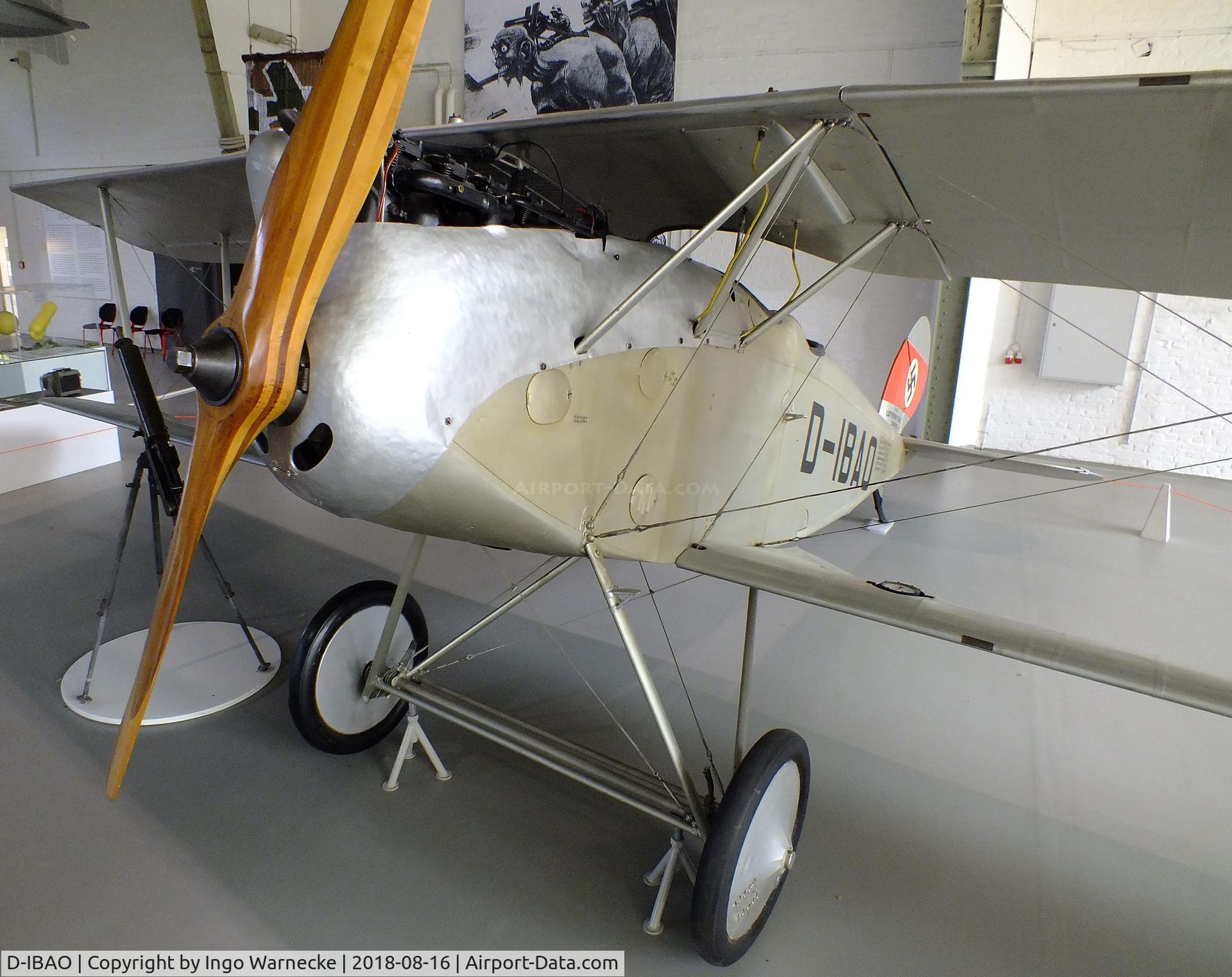 D-IBAO, Halberstadt CL.IV C/N 4205, Halberstadt CL IV civil conversion at the Luftwaffenmuseum (German Air Force museum), Berlin-Gatow