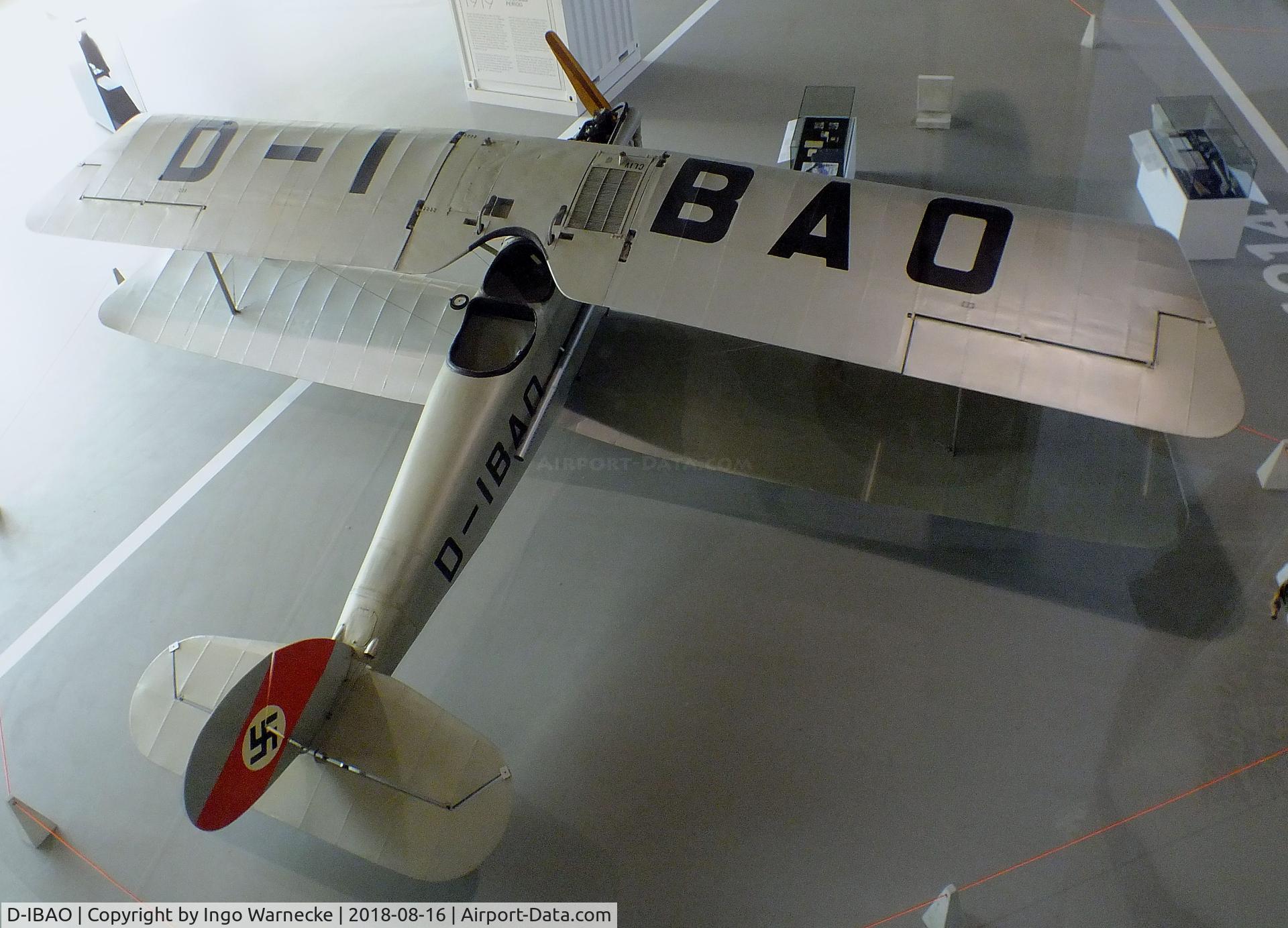 D-IBAO, Halberstadt CL.IV C/N 4205, Halberstadt CL IV civil conversion at the Luftwaffenmuseum (German Air Force museum), Berlin-Gatow