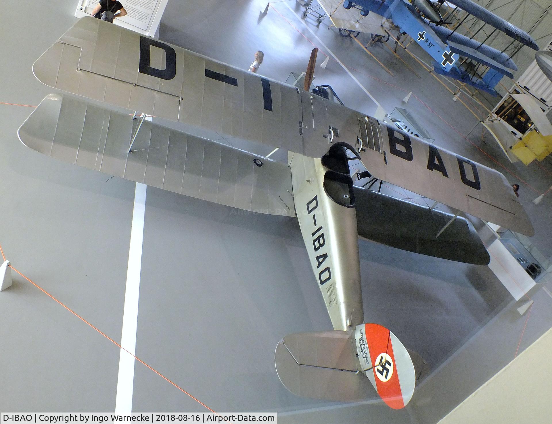 D-IBAO, Halberstadt CL.IV C/N 4205, Halberstadt CL IV civil conversion at the Luftwaffenmuseum (German Air Force museum), Berlin-Gatow