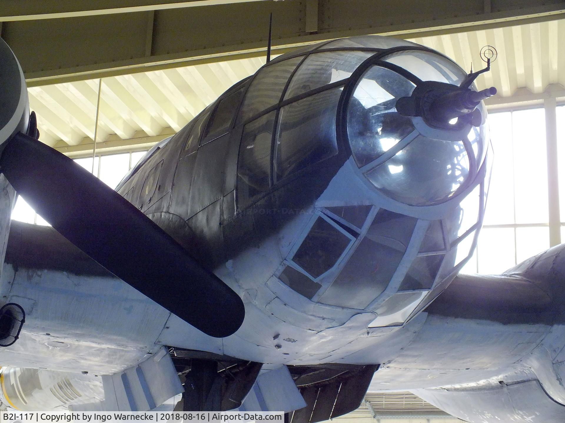 B2I-117, CASA 2-111D C/N 125, CASA 2.111D, posing as a Heinkel He 111 at the Luftwaffenmuseum (German Air Force museum), Berlin-Gatow