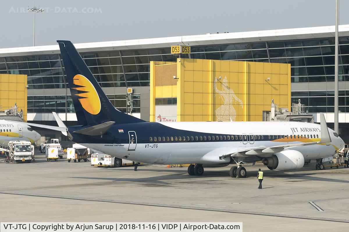 VT-JTG, 2009 Boeing 737-86J C/N 37746, Awaiting pushback as 9W820 to Varanasi.
