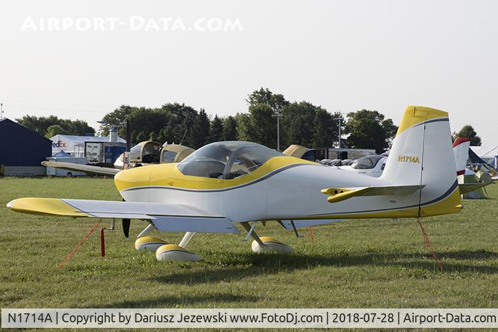 N1714A, 2018 Vans RV-14A C/N 140318, Vans RV-14A  C/N 140318, N1714A