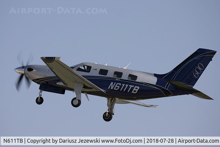 N611TB, 2016 Piper PA-46-600TP Malibu C/N 46-98011, Piper PA-46-600TP Meridian M600  C/N 4698011, N611TB