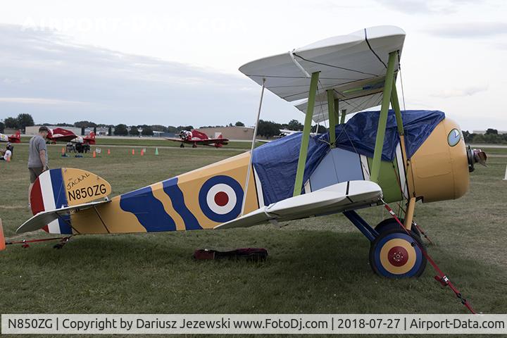 N850ZG, Genius Garage Sopwith Camel replica C/N 001, Sopwith Camel (replica)  C/N 1, N850ZG
