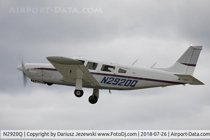 N2920Q, 1977 Piper PA-32R-300 Cherokee Lance C/N 32R-7780266, Piper PA-32R-300 Cherokee Lance  C/N 32R-7780266, N2920Q