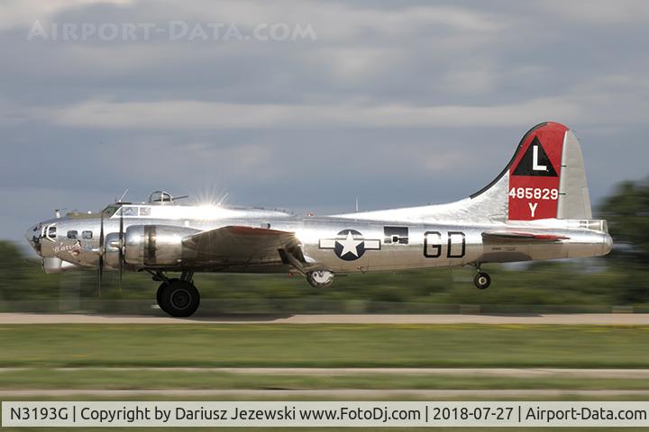 N3193G, 1944 Boeing B-17G Flying Fortress C/N 77255, Boeing B-17G Flying Fortress 