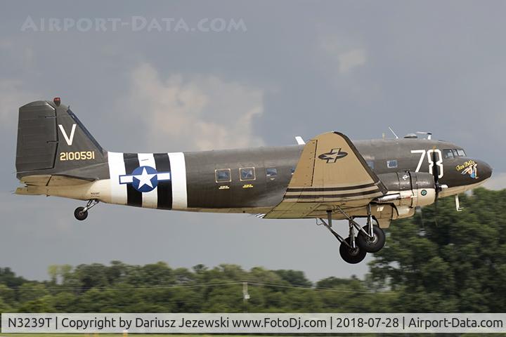 N3239T, 1943 Douglas DC3C-S1C3G (C-47A-65-DL) C/N 19054, Douglas DC3C-S1C3G (C-47A-65-DL Skytrain) 