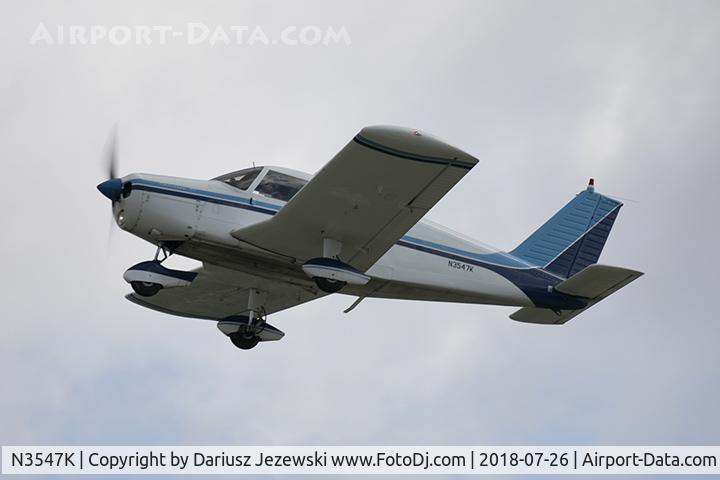 N3547K, 1967 Piper PA-28-140 Cherokee C/N 28-23622, Piper PA-28-140 Cherokee Cruiser  C/N 28-23622, N3547K