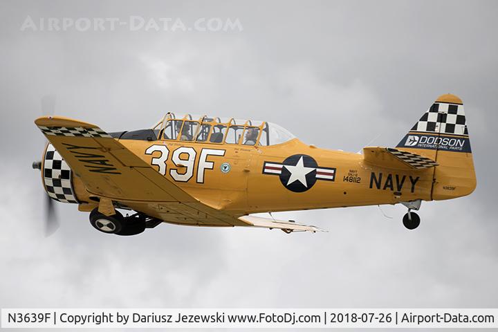 N3639F, North American SNJ-6 Texan C/N 121-43111, North American SNJ-6 Texan  C/N 112148, N3639F