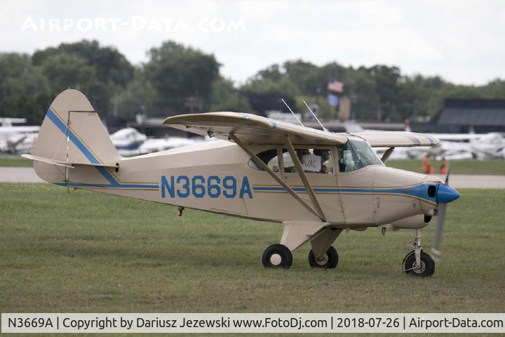 N3669A, 1953 Piper PA-22-135 Tri-Pacer C/N 22-1928, Piper PA-22-135 Tri-Pacer  C/N 22-1928, N3669A