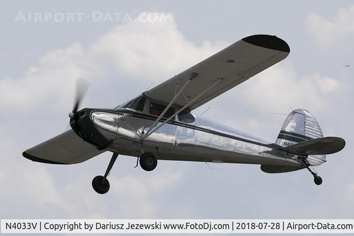N4033V, 1948 Cessna 170 C/N 18380, Cessna 170  C/N 18380, N4033V