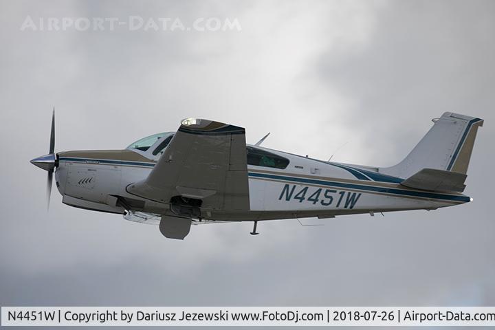 N4451W, 1974 Beech F33A Bonanza C/N CE-491, Beech F33A Bonanza  C/N CE-491, N4451W