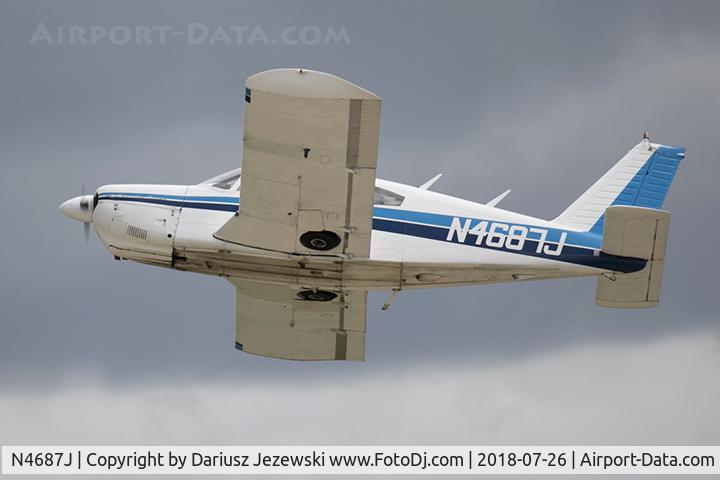 N4687J, 1968 Piper PA-28R-180 Cherokee Arrow C/N 28R-30589, Piper PA-28R-180 Cherokee Arrow  C/N 28R-30589, N4687J
