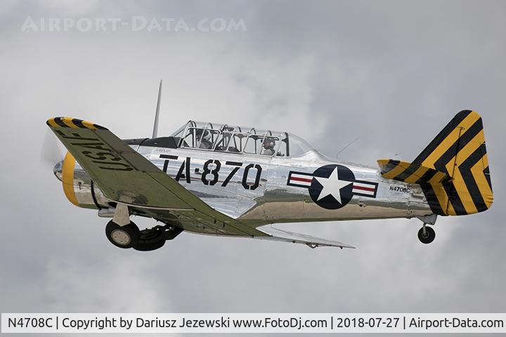 N4708C, 1941 North American AT-6F Texan C/N F48-1870, North American AT-6F Texan  C/N F48-1870, N4708C