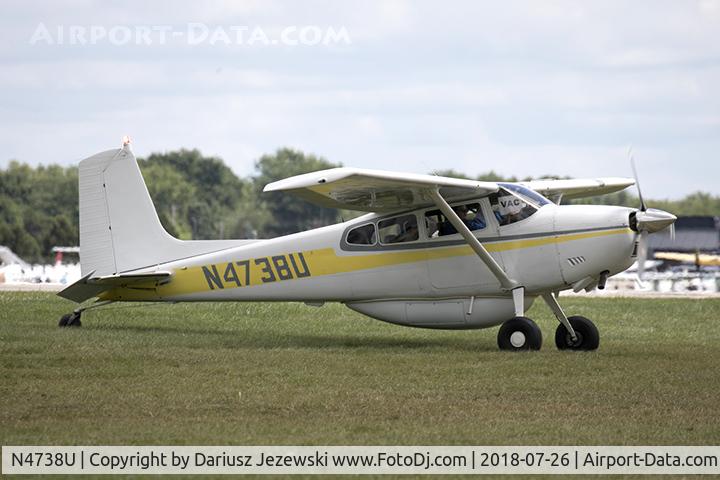 N4738U, 1964 Cessna 180G C/N 18051438, Cessna 180G Skywagon  C/N 18051438, N4738U