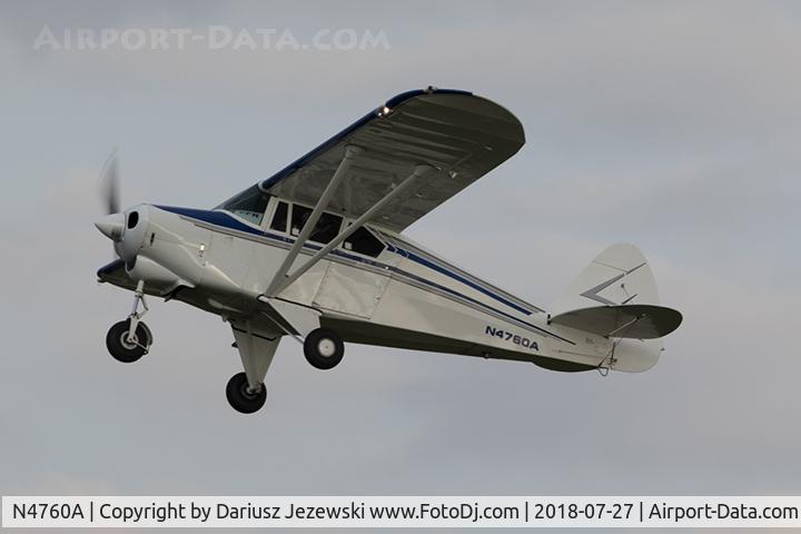 N4760A, 1956 Piper PA-22-150 C/N 22-3908, Piper PA-22-150 Tri-Pacer  C/N 22-3908, N4760A